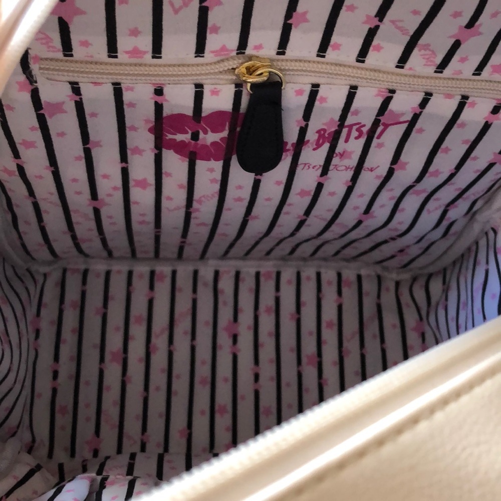 Betsey Johnson Baseball Bookbag - Picture 2 of 2